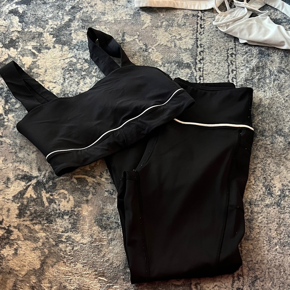 All in Motion Black Activewear Set